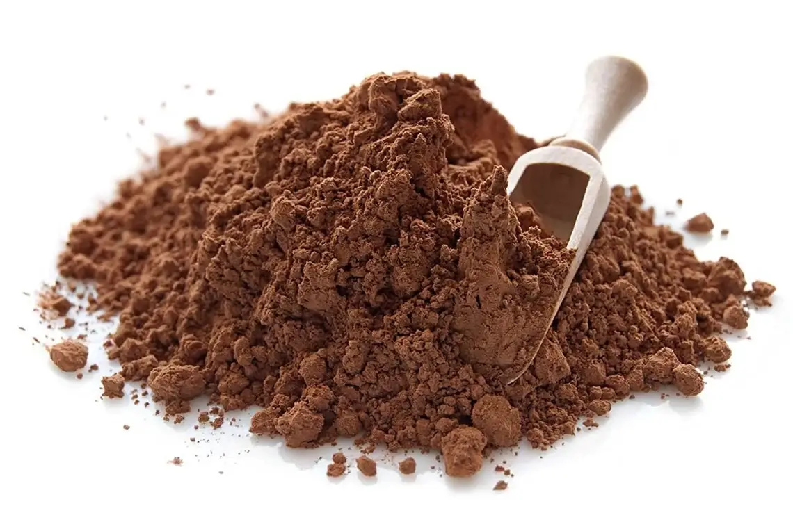 Alkalized brown cocoa powder - Dutch-processed dark cocoa for baking and beverages